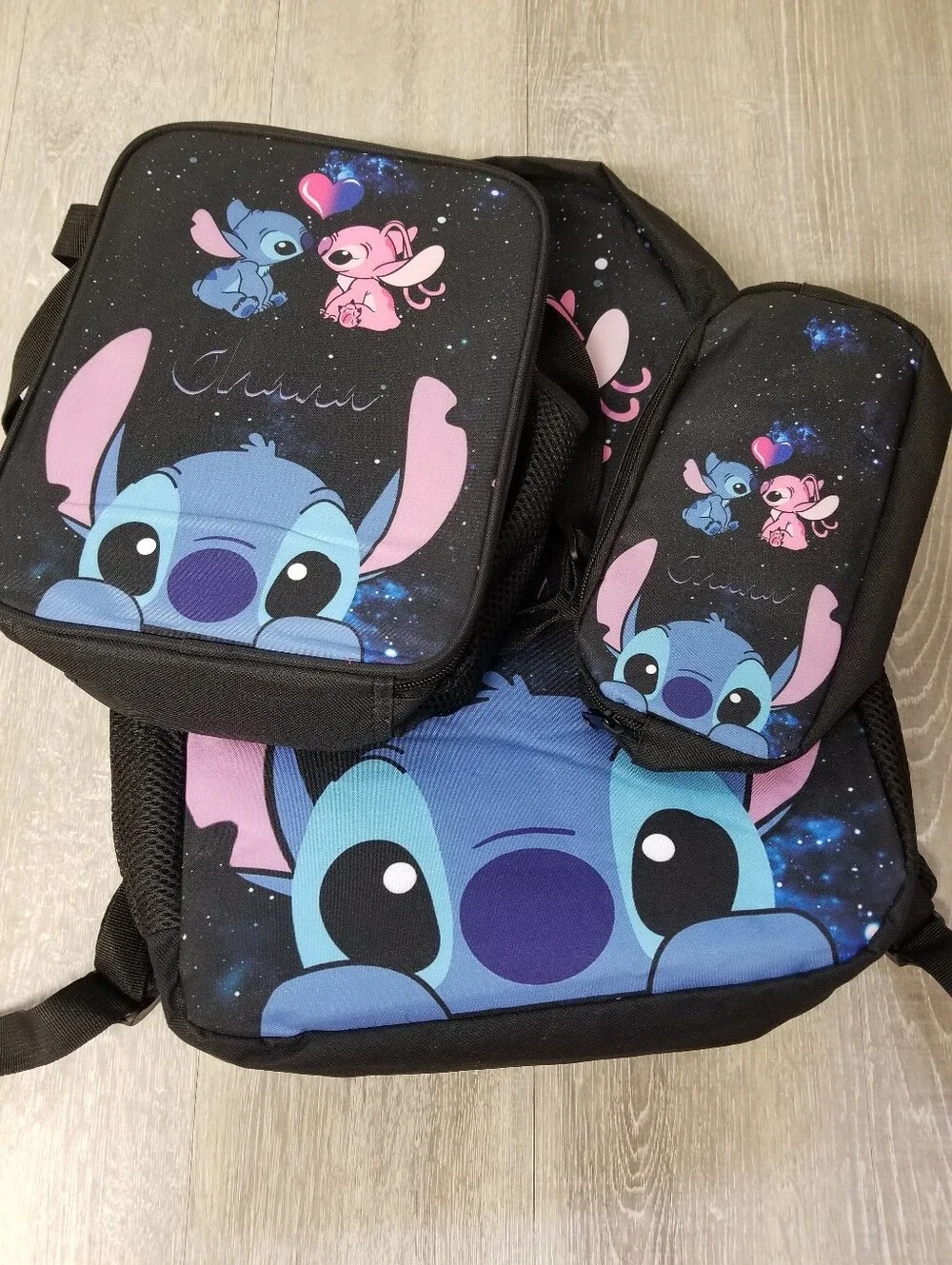 Stitch Backpack 3 piece Set